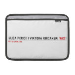 Ulica Perice i Viktora Kirčanski  MacBook Air Sleeves (landscape)