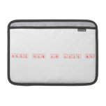 keep calm and love me  MacBook Air Sleeves (landscape)