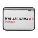 MWELASE. NZIMA  MacBook Air Sleeves (landscape)