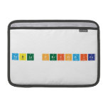 Tabla periodica  MacBook Air Sleeves (landscape)