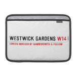Westwick Gardens  MacBook Air Sleeves (landscape)