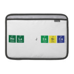 hola jessica  MacBook Air Sleeves (landscape)