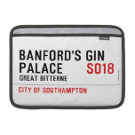 Banford's Gin  Palace  MacBook Air Sleeves (landscape)