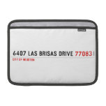 6407 Las Brisas Drive  MacBook Air Sleeves (landscape)