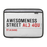 awesomeness street  MacBook Air Sleeves (landscape)