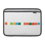 I Love Fitria  MacBook Air Sleeves (landscape)