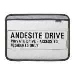 andesite drive  MacBook Air Sleeves (landscape)