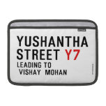 Yushantha  Street  MacBook Air Sleeves (landscape)