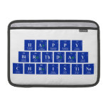Happy 
 Birthday
 Christine  MacBook Air Sleeves (landscape)