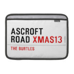ASCROFT ROAD  MacBook Air Sleeves (landscape)