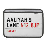 Aaliyah's  Lane  MacBook Air Sleeves (landscape)