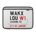 WAKX LOU  MacBook Air Sleeves (landscape)