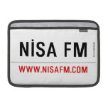 NİSA FM  MacBook Air Sleeves (landscape)