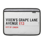 Vixen's Grape Lane  Avenue  MacBook Air Sleeves (landscape)