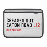 Creases Out Eaton Road  MacBook Air Sleeves (landscape)