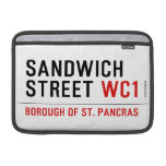 Sandwich Street  MacBook Air Sleeves (landscape)