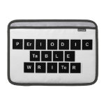 Periodic
 Table
 Writer  MacBook Air Sleeves (landscape)