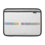 lectura cientifica  MacBook Air Sleeves (landscape)
