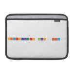 hidrocarburo policíclico   MacBook Air Sleeves (landscape)