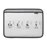 Geeky  MacBook Air Sleeves (landscape)