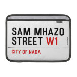 Sam Mhazo Street  MacBook Air Sleeves (landscape)