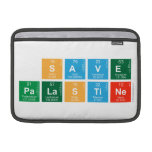 SAVE 
 PALASTINE  MacBook Air Sleeves (landscape)