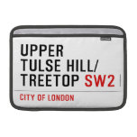 Upper  tulse hill/ Treetop  MacBook Air Sleeves (landscape)