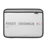 Khady denewade  MacBook Air Sleeves (landscape)