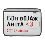 Бон војаж анета  MacBook Air Sleeves (landscape)