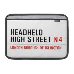 Headheld High Street  MacBook Air Sleeves (landscape)