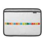 PeriodicTableWriter  MacBook Air Sleeves (landscape)