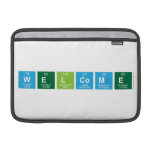 WELCOME  MacBook Air Sleeves (landscape)