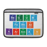 BEGUM
 FERHAT
 KARAMAN  MacBook Air Sleeves (landscape)