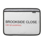 brookside close  MacBook Air Sleeves (landscape)