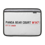 PANDA BEAR COURT  MacBook Air Sleeves (landscape)