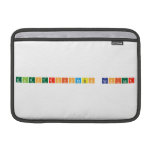 Electroforesis Capilar  MacBook Air Sleeves (landscape)
