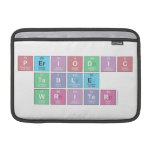 Periodic
 Table
 Writer  MacBook Air Sleeves (landscape)