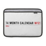 14 month calendar  MacBook Air Sleeves (landscape)
