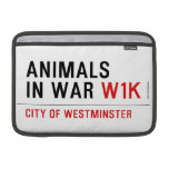 animals in war  MacBook Air Sleeves (landscape)