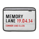MEMORY LANE  MacBook Air Sleeves (landscape)