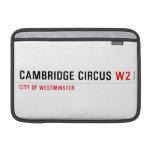 Cambridge Circus  MacBook Air Sleeves (landscape)