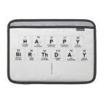 Happy
 Birthday
   MacBook Air Sleeves (landscape)