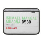 ISHMAEL MAKGAE MUSONA  MacBook Air Sleeves (landscape)