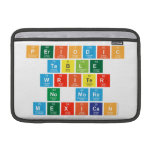 Periodic
 Table
 Writer
 No more
 Mexican  MacBook Air Sleeves (landscape)