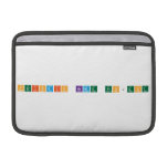 Periodic Name Project  MacBook Air Sleeves (landscape)