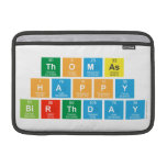 Thomas
 Happy 
 Birthday  MacBook Air Sleeves (landscape)