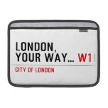 London, your way...  MacBook Air Sleeves (landscape)