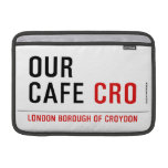 our cafe  MacBook Air Sleeves (landscape)
