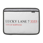 Lucky Lane 7  MacBook Air Sleeves (landscape)