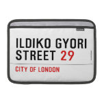 Ildiko Gyori Street  MacBook Air Sleeves (landscape)
